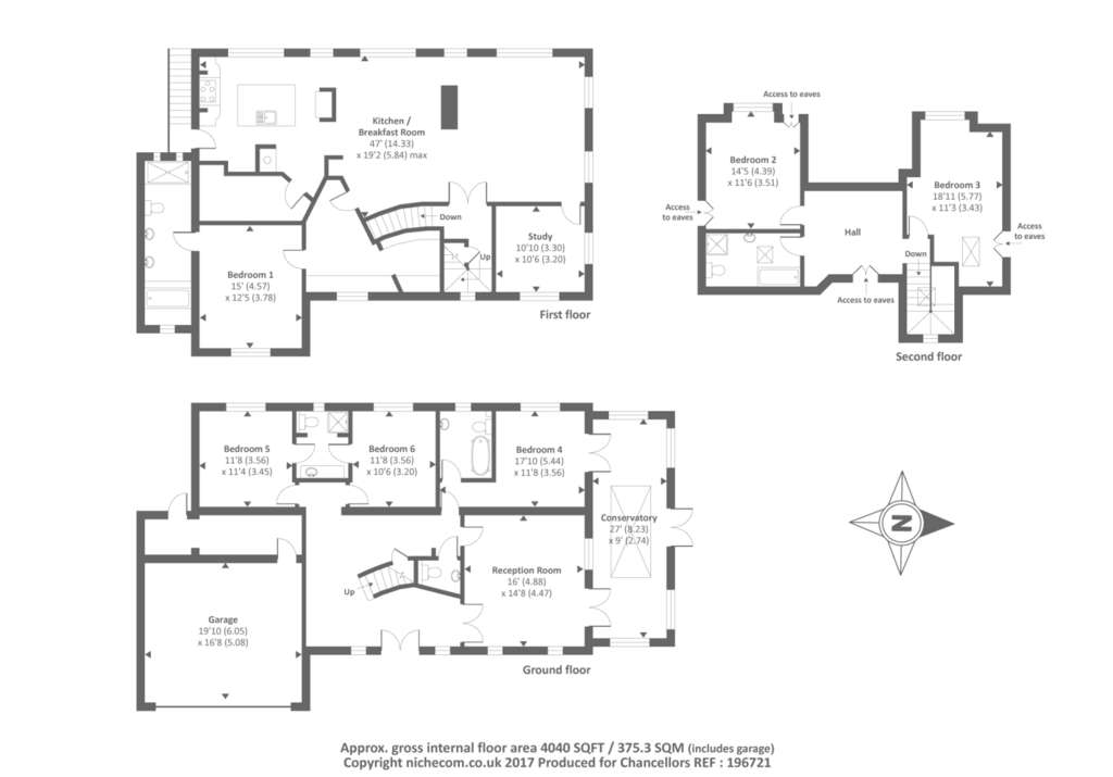 6 bedroom detached house to rent - floorplan