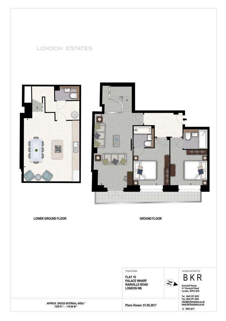 2 bedroom maisonette to rent - floorplan