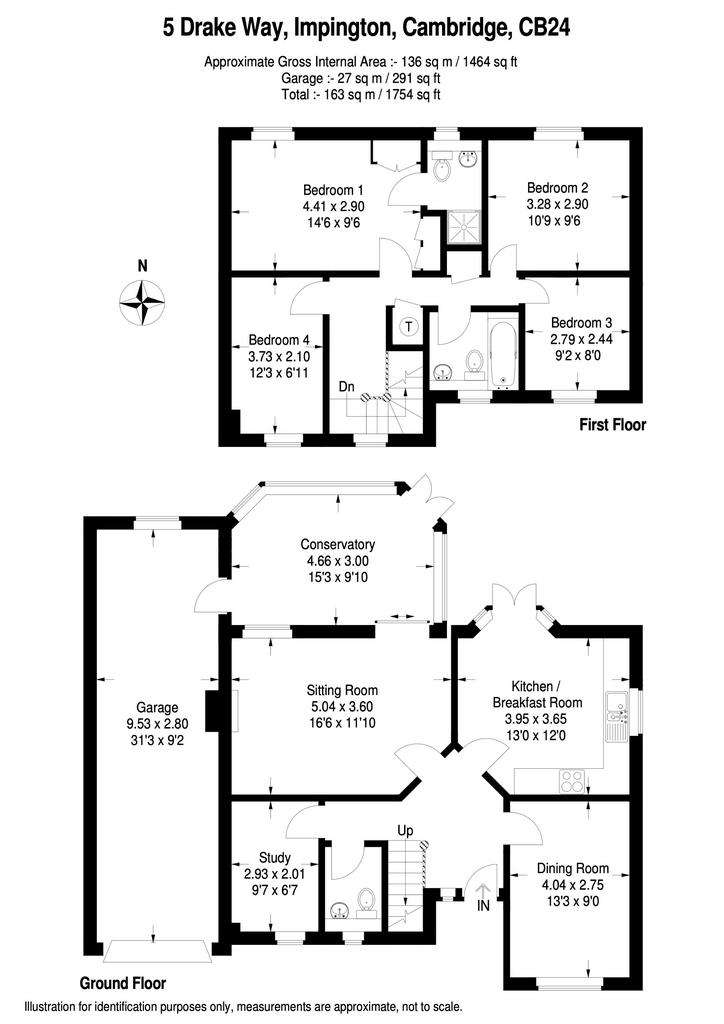 4 bedroom detached house to rent - floorplan