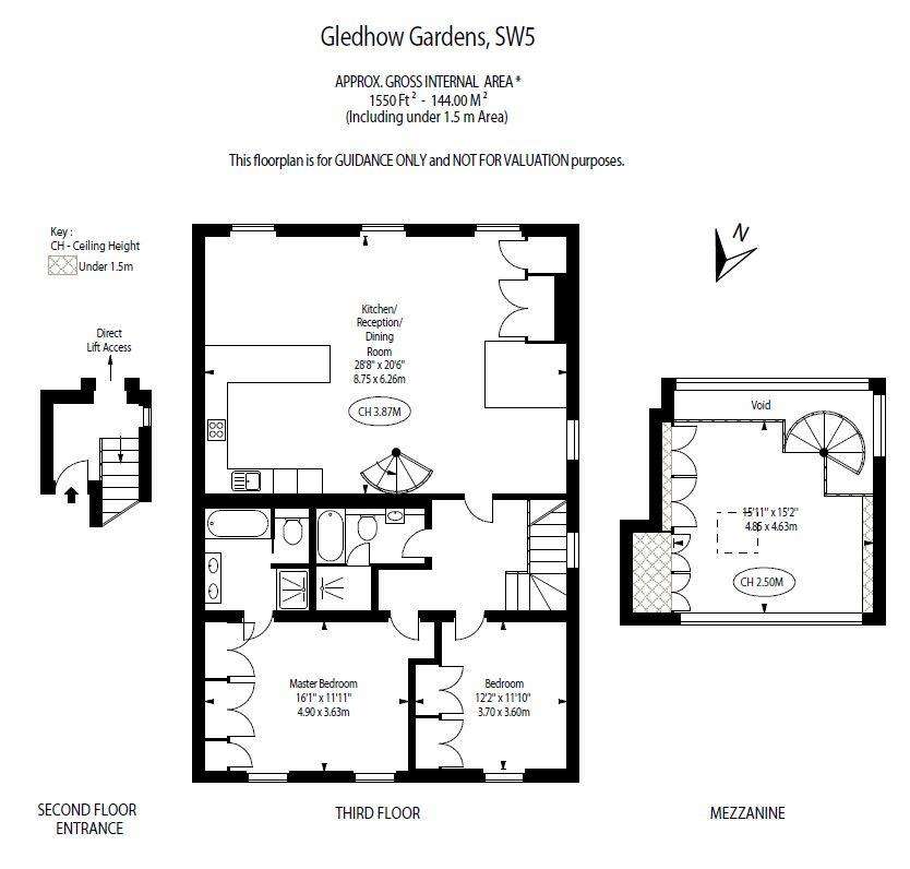 2 bedroom flat to rent - floorplan