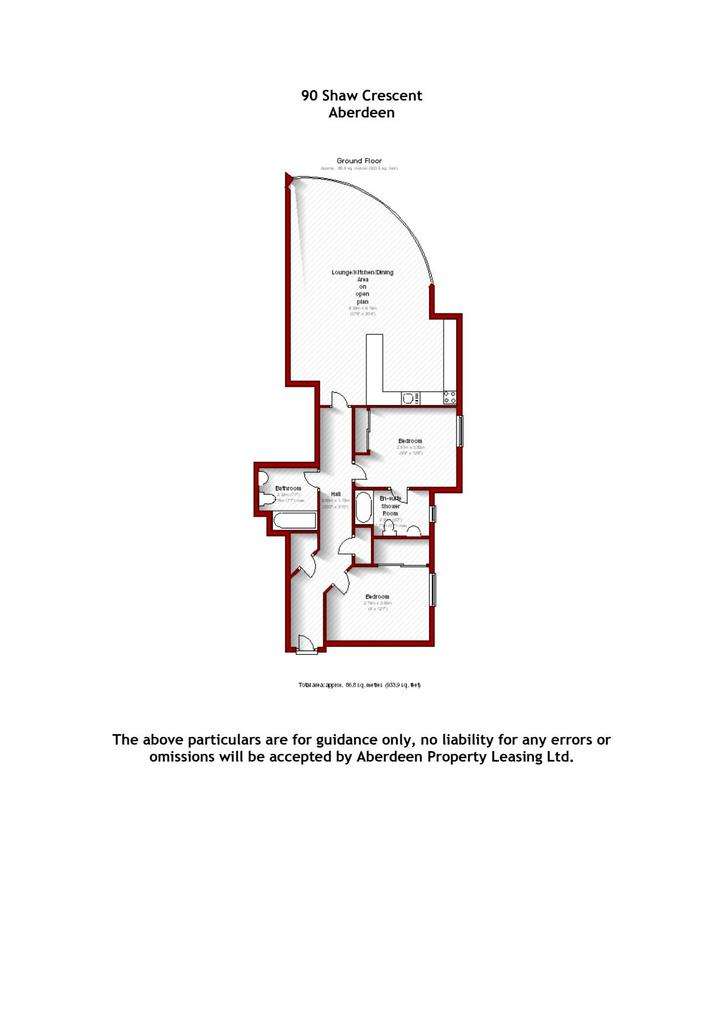 2 bedroom flat to rent - floorplan