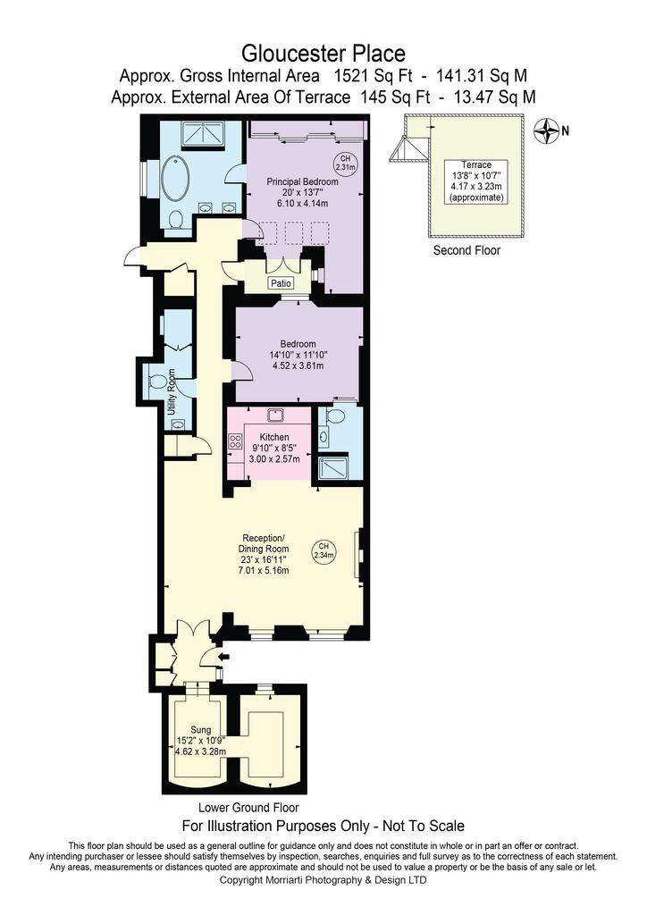 2 bedroom flat to rent - floorplan