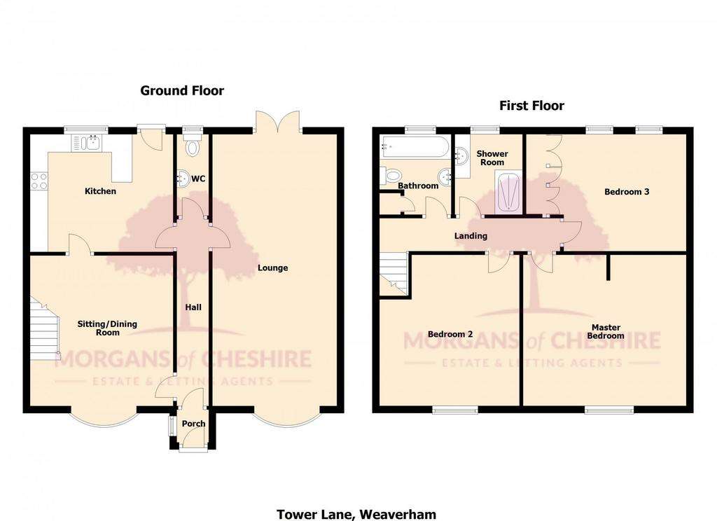 3 bedroom semi-detached house for sale - floorplan