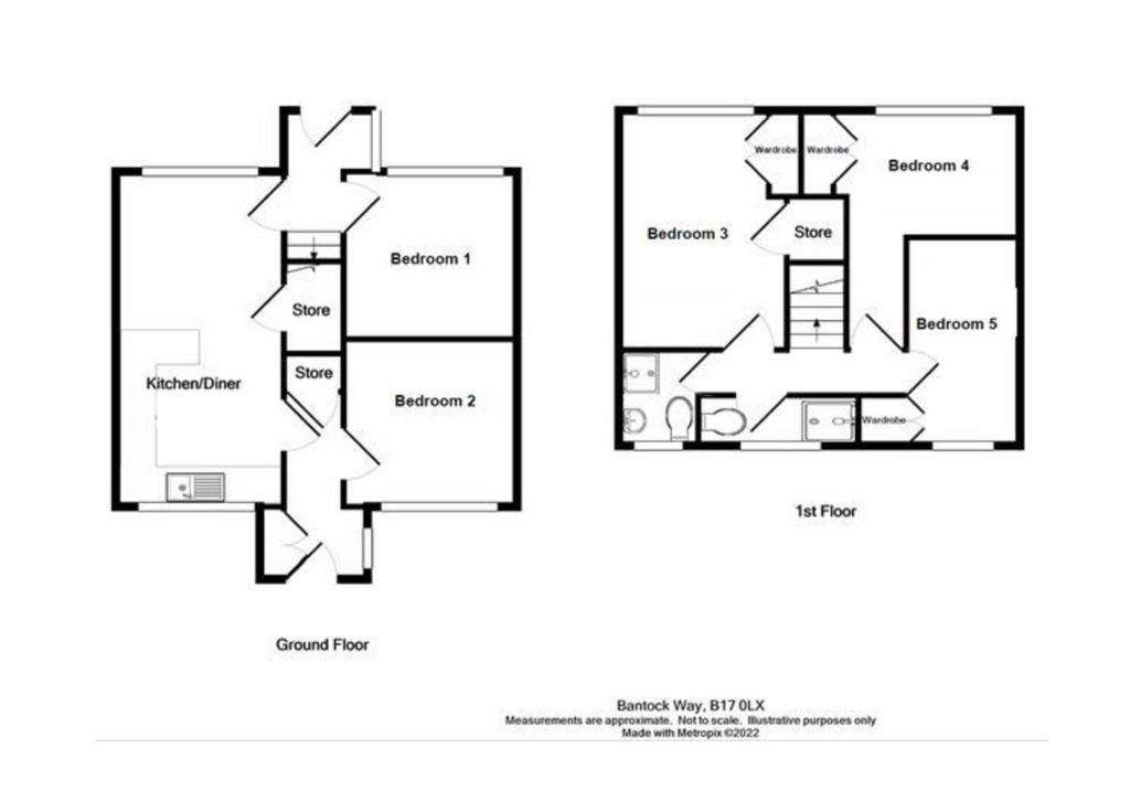 5 bedroom terraced house to rent - floorplan