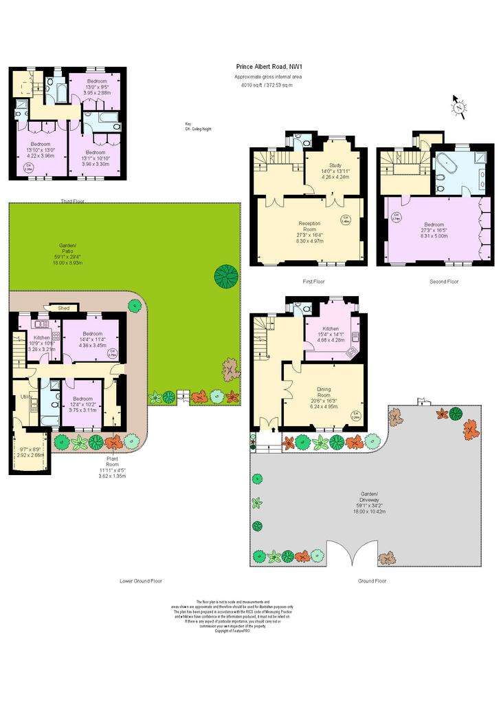 6 bedroom house to rent - floorplan