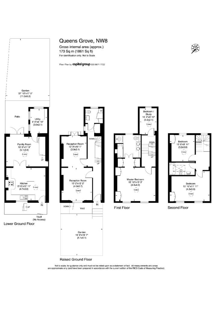 4 bedroom terraced house to rent - floorplan