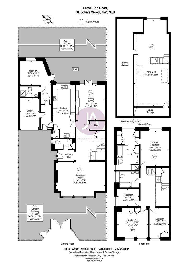 6 bedroom semi-detached house to rent - floorplan