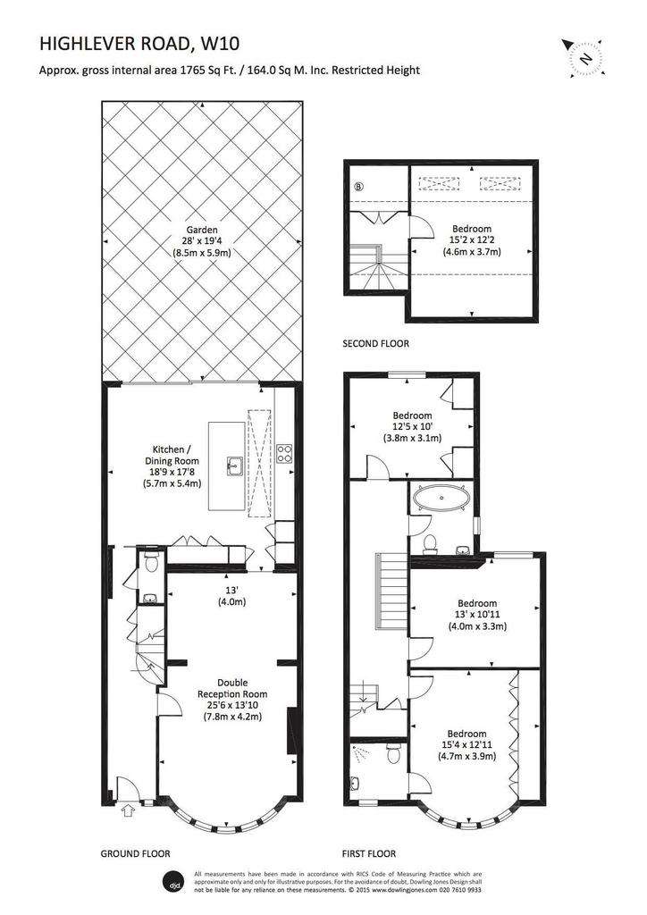 4 bedroom detached house to rent - floorplan