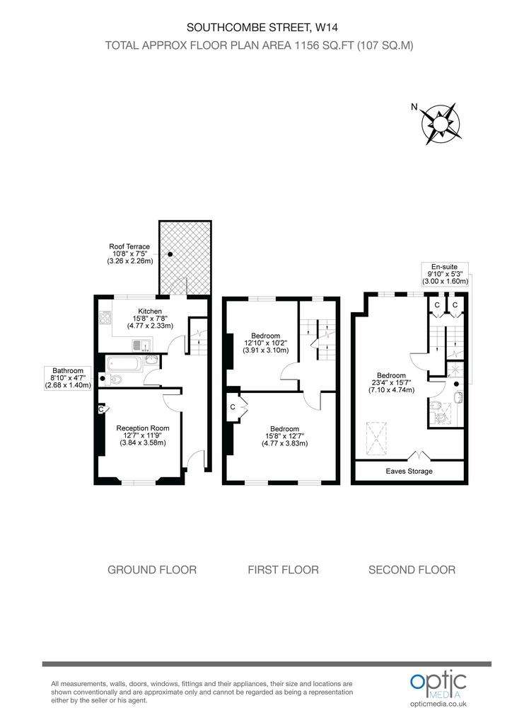 3 bedroom maisonette to rent - floorplan