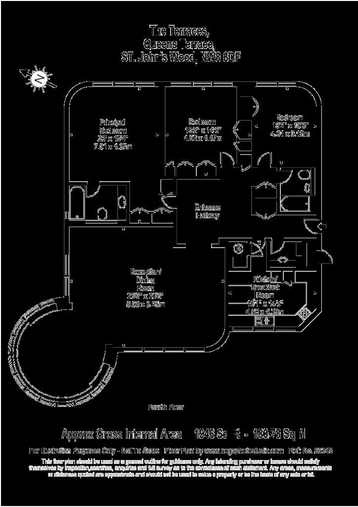 3 bedroom flat to rent - floorplan