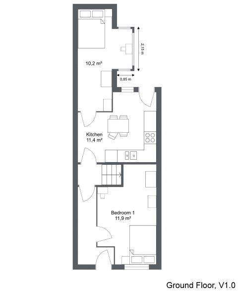 4 bedroom house for sale - floorplan