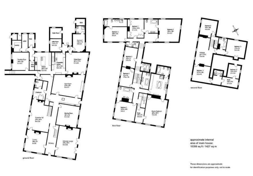 12 bedroom detached house to rent - floorplan