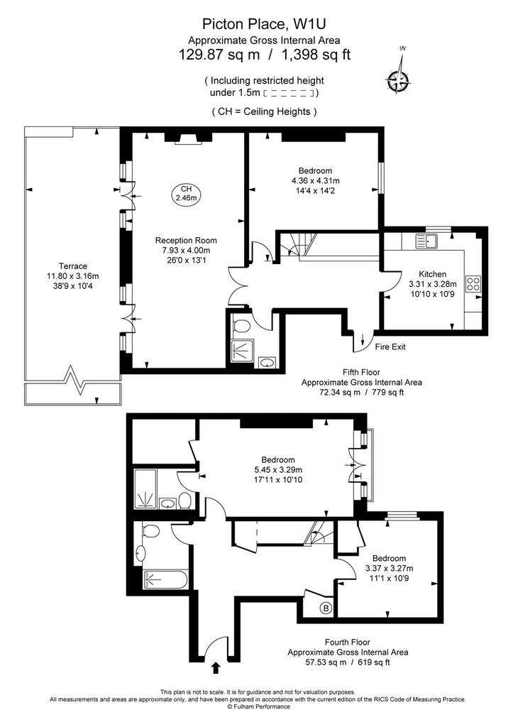 3 bedroom maisonette to rent - floorplan