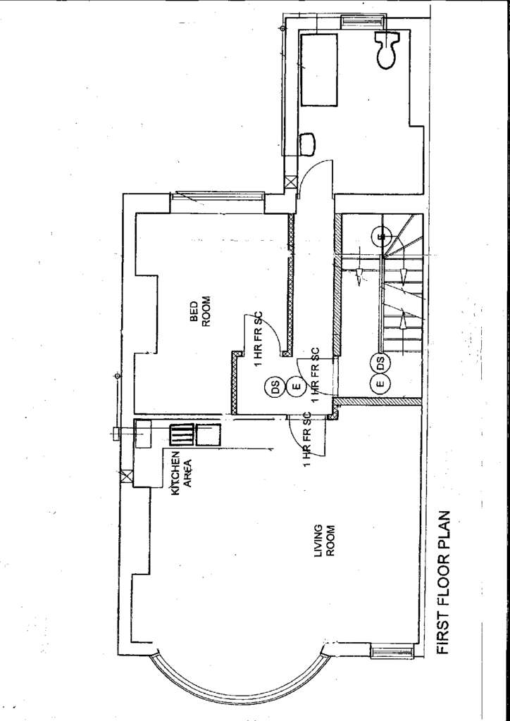 1 bedroom flat to rent - floorplan