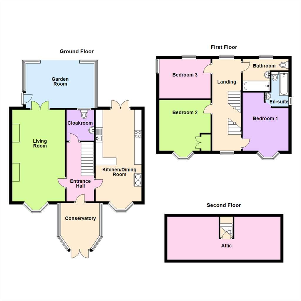 6 bedroom country house for sale - floorplan