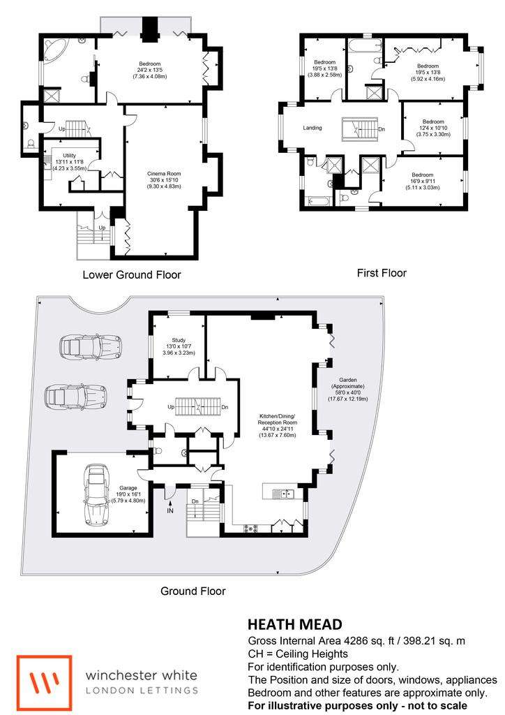 5 bedroom house to rent - floorplan