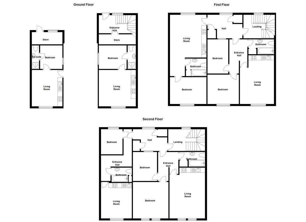 9 bedroom flat for sale - floorplan