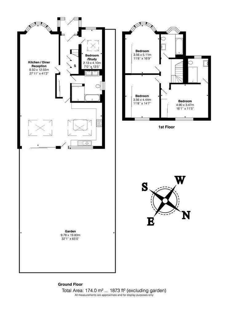 4 bedroom semi-detached house to rent - floorplan