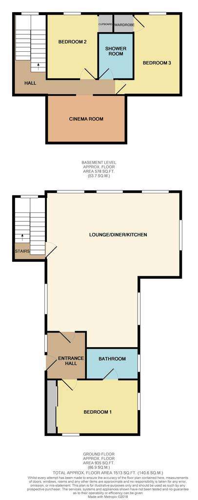 12 bedroom detached house for sale - floorplan