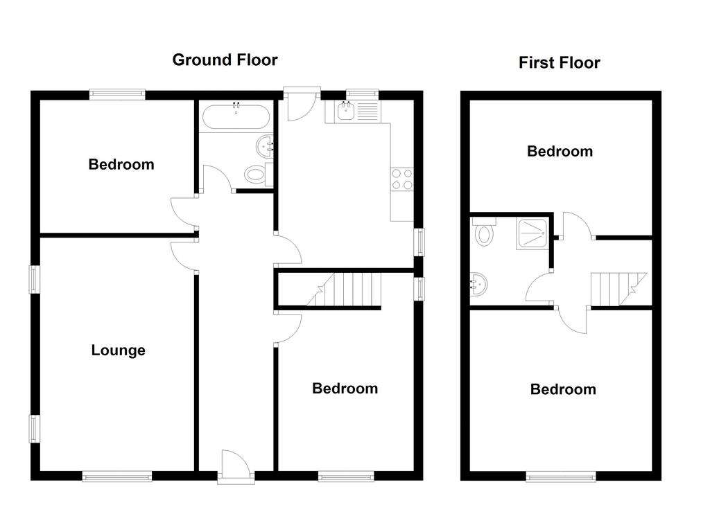 3 bedroom property to rent - floorplan