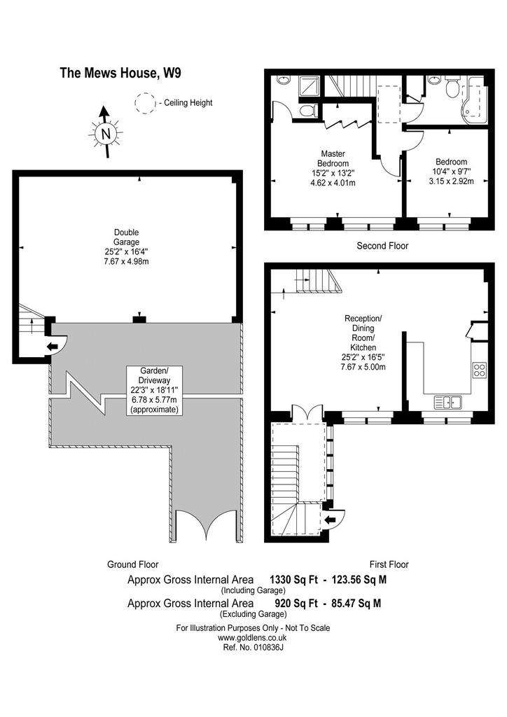 2 bedroom detached house to rent - floorplan