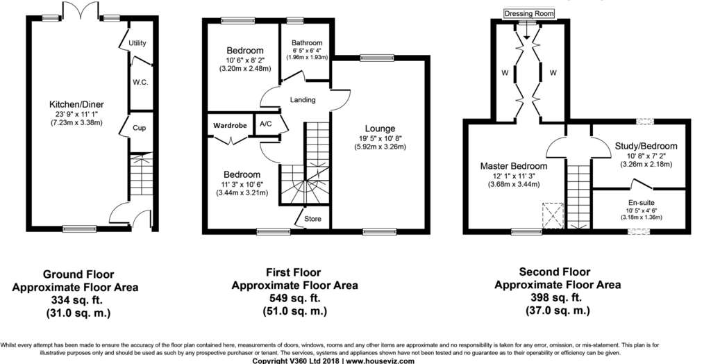 4 bedroom semi-detached house for sale - floorplan