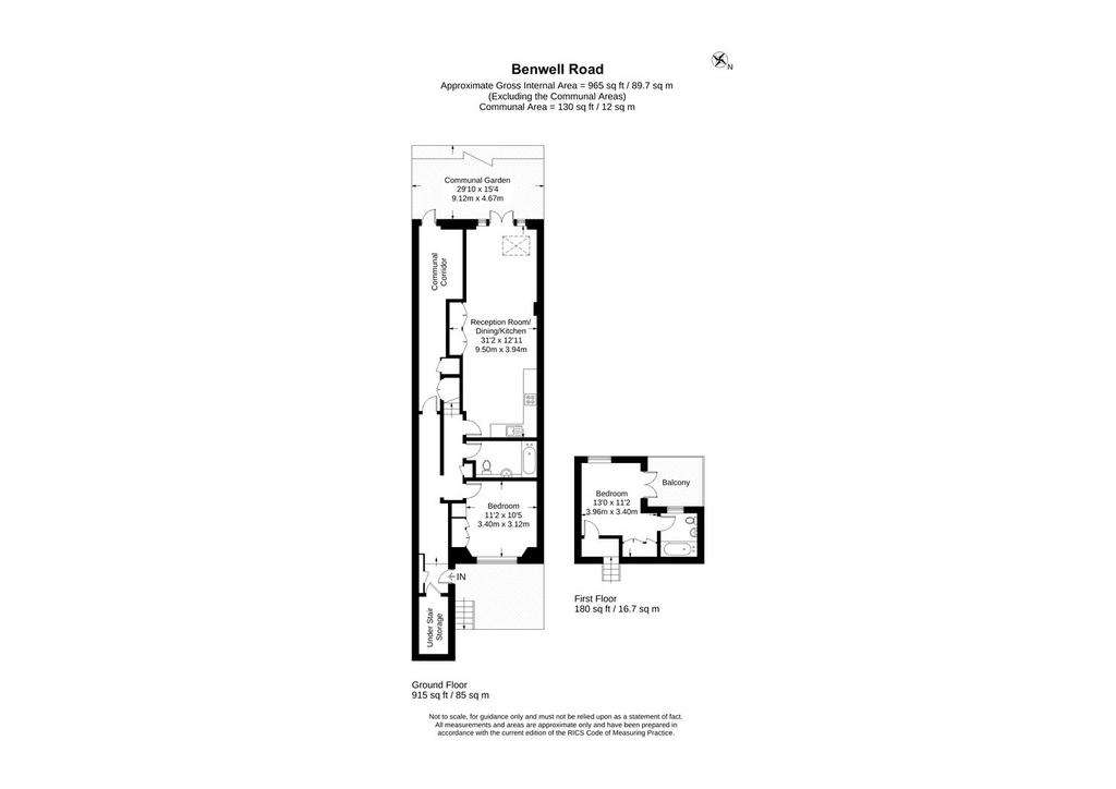 2 bedroom flat to rent - floorplan