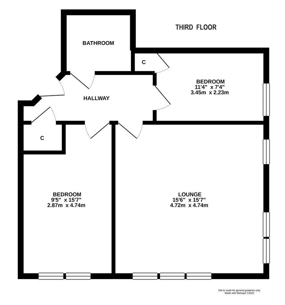 2 bedroom flat for sale - floorplan