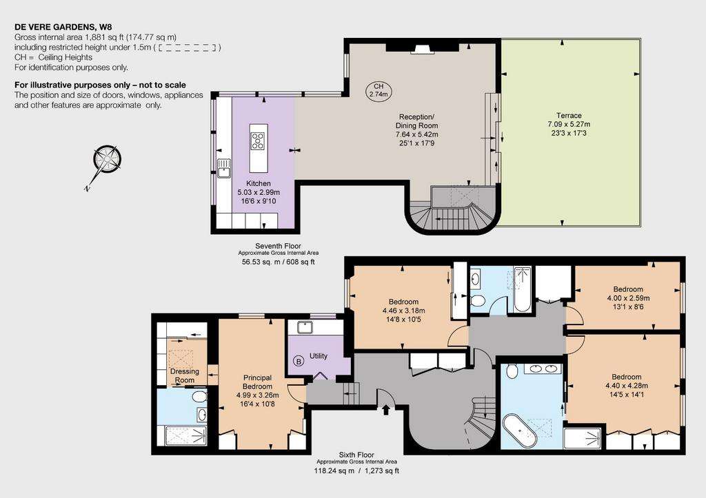 4 bedroom flat to rent - floorplan