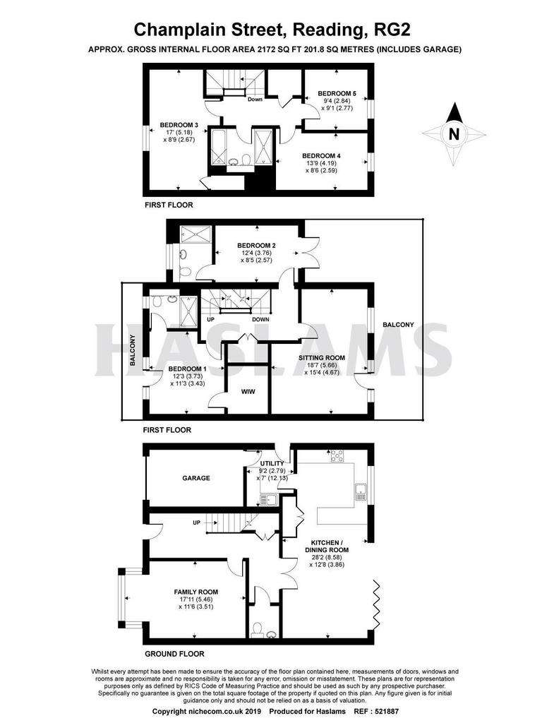 5 bedroom detached house to rent - floorplan