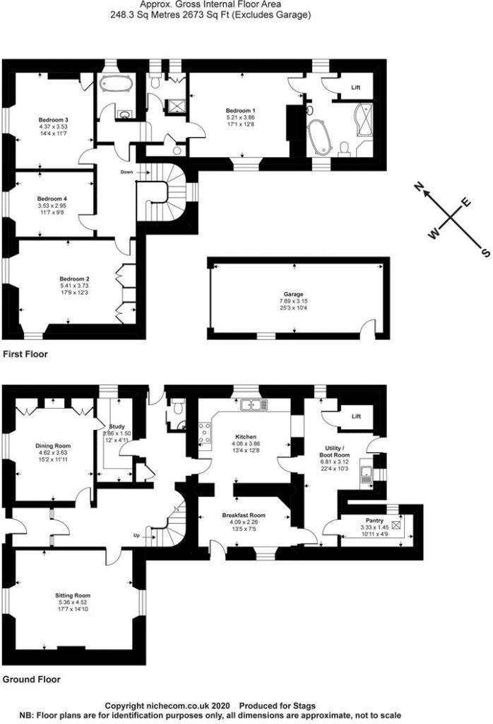 4 bedroom detached house for sale - floorplan