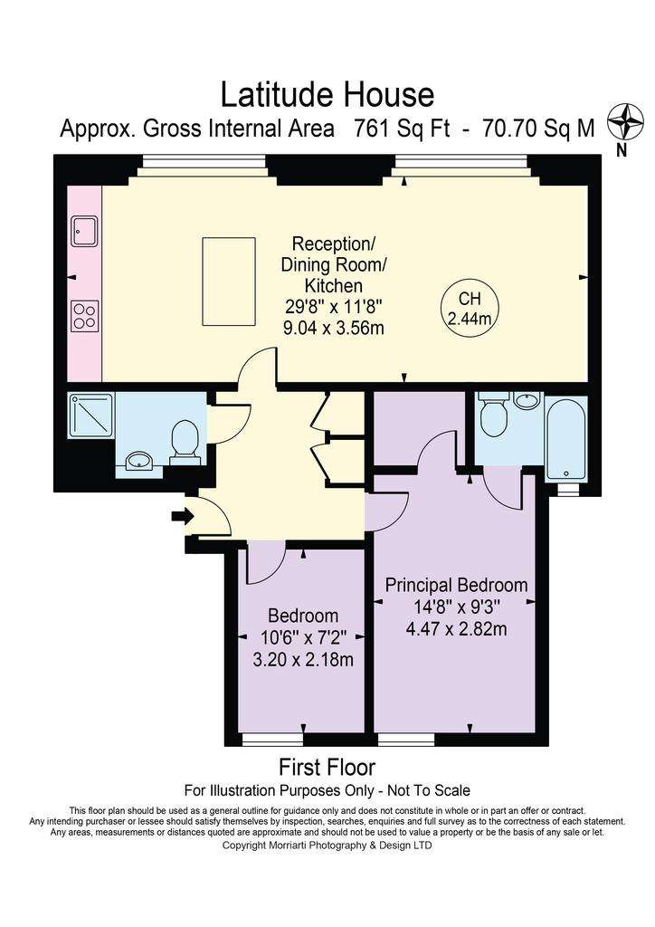 2 bedroom flat to rent - floorplan