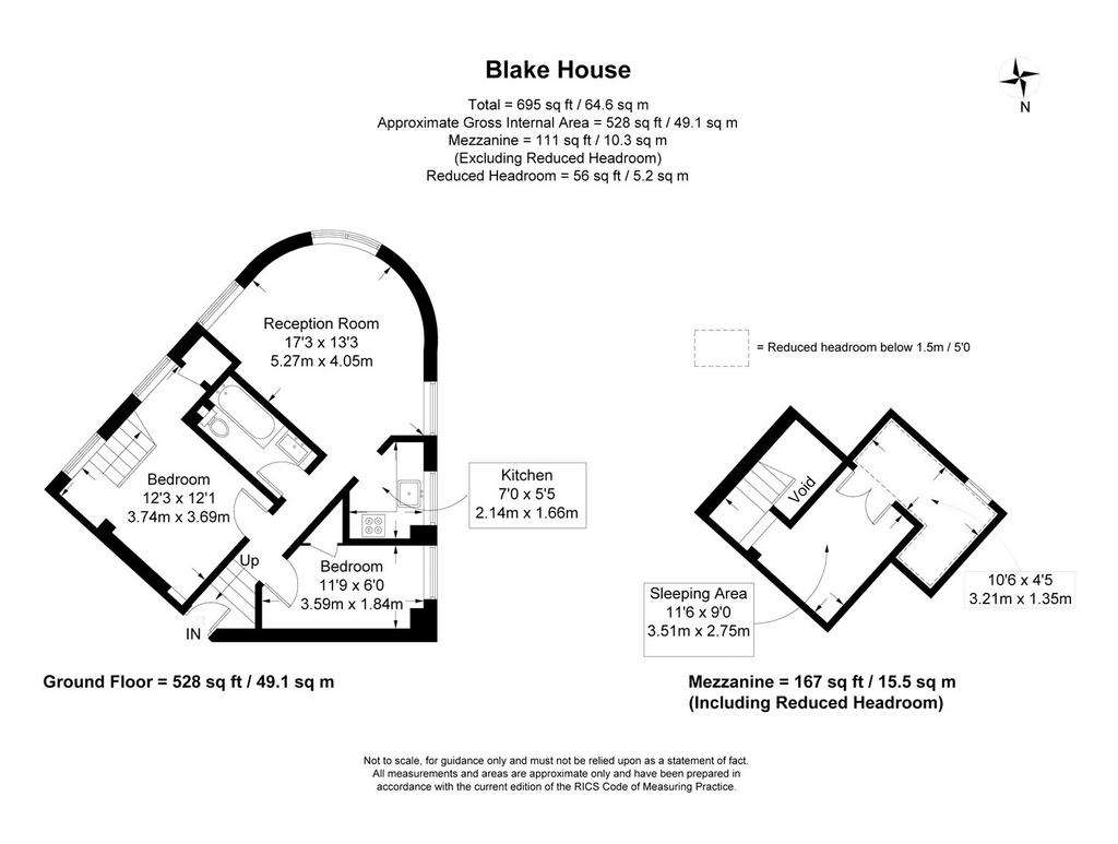 2 bedroom flat to rent - floorplan