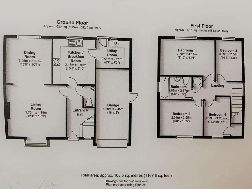 4 bedroom detached house to rent - floorplan