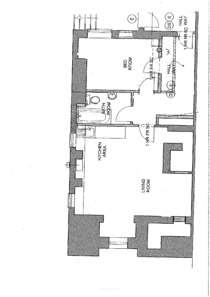 1 bedroom flat to rent - floorplan