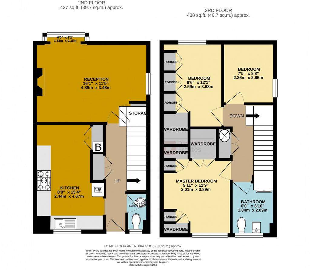 4 bedroom maisonette to rent - floorplan