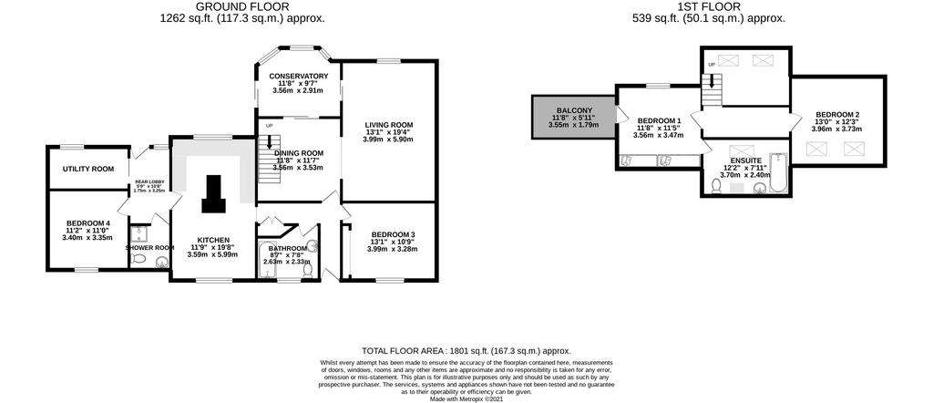 4 bedroom detached house for sale - floorplan