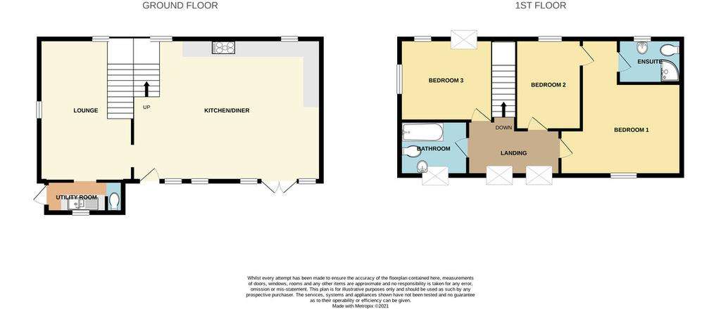 3 bedroom farm house to rent - floorplan