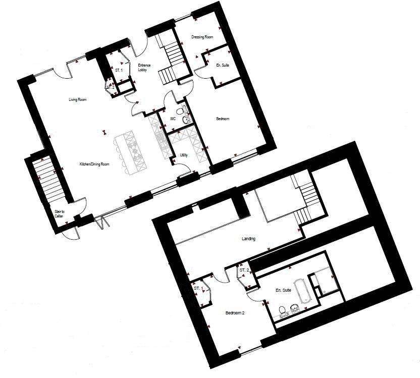 2 bedroom flat for sale - floorplan