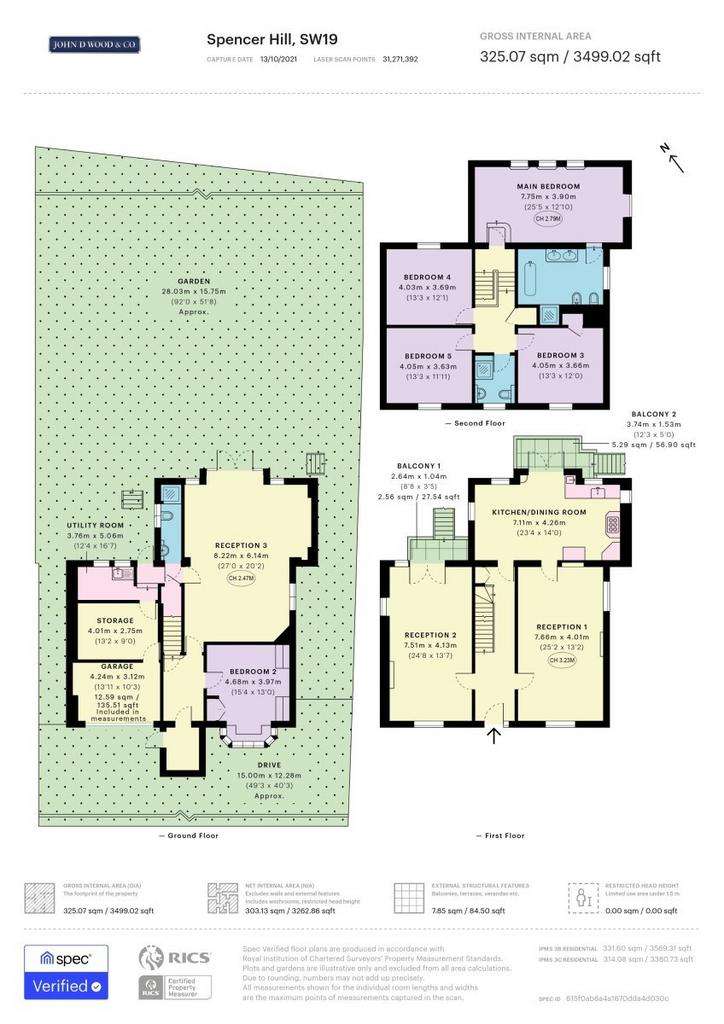 5 bedroom detached house for sale - floorplan