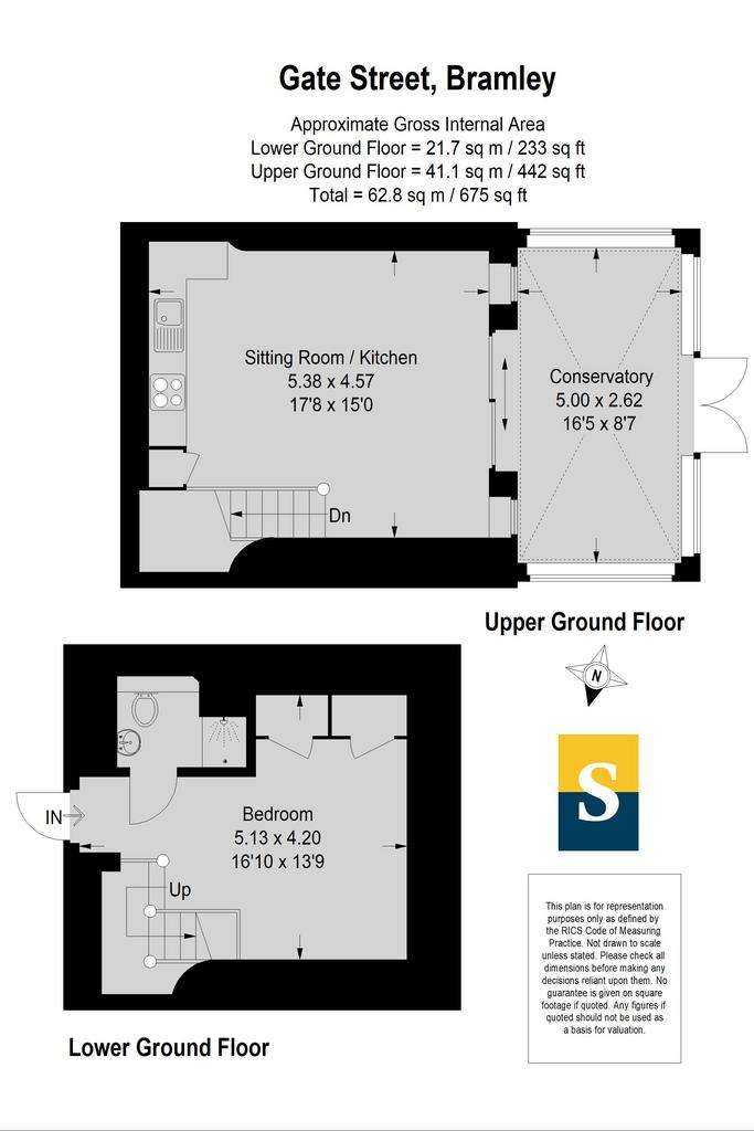1 bedroom character property to rent - floorplan