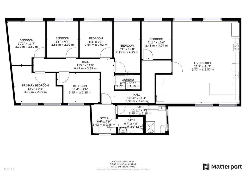 7 bedroom flat to rent - floorplan