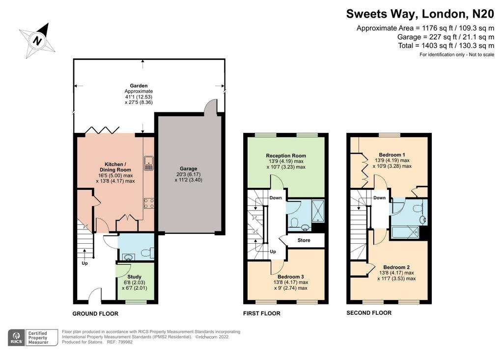 3 bedroom link-detached house for sale - floorplan