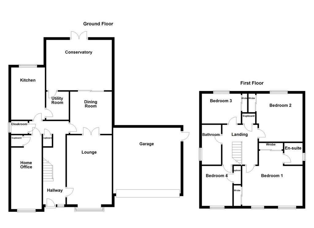 4 bedroom detached house for sale - floorplan