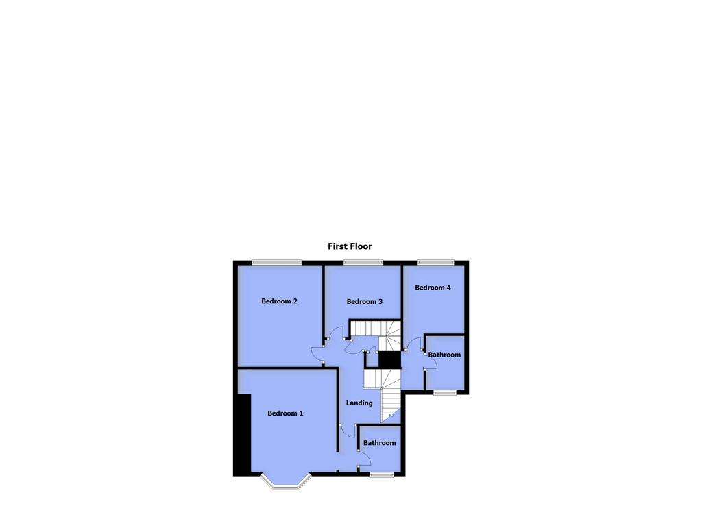 6 bedroom semi-detached house for sale - floorplan