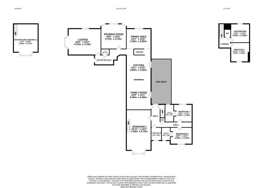 7 bedroom villa for sale - floorplan