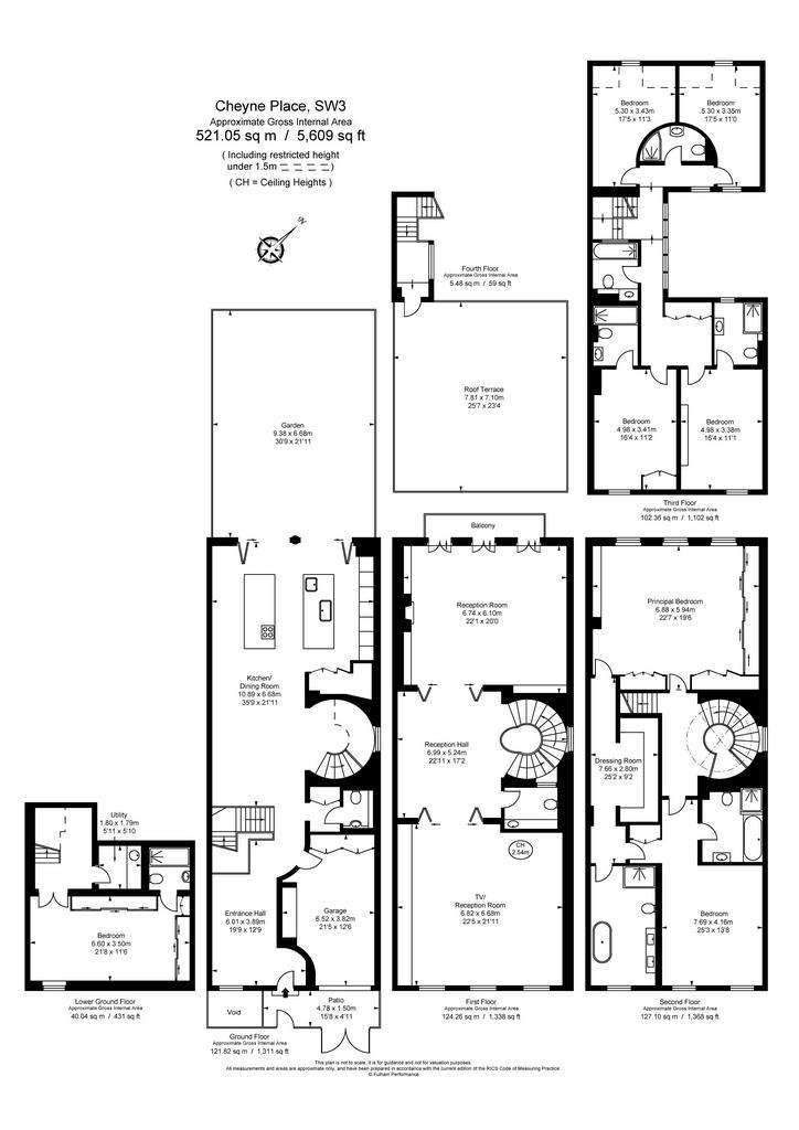 7 bedroom terraced house to rent - floorplan