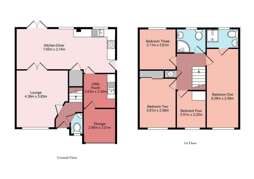 4 bedroom detached house for sale - floorplan