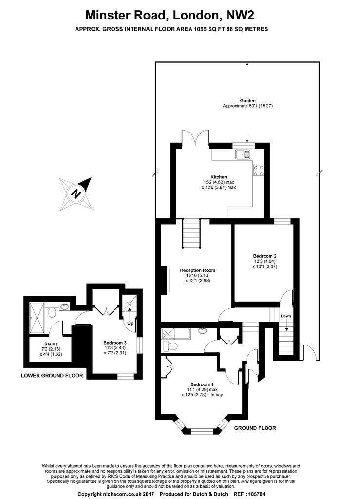 3 bedroom flat to rent - floorplan