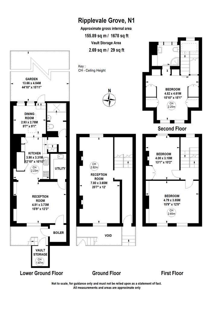 3 bedroom terraced house to rent - floorplan